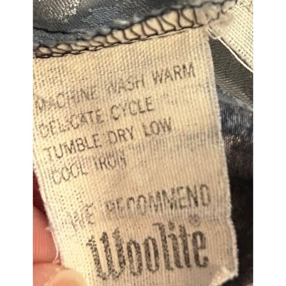 Vintage Anne Klein Women's Black White Gingham Checkered Blouse Red Poppy Size 8 - Picture 4 of 9